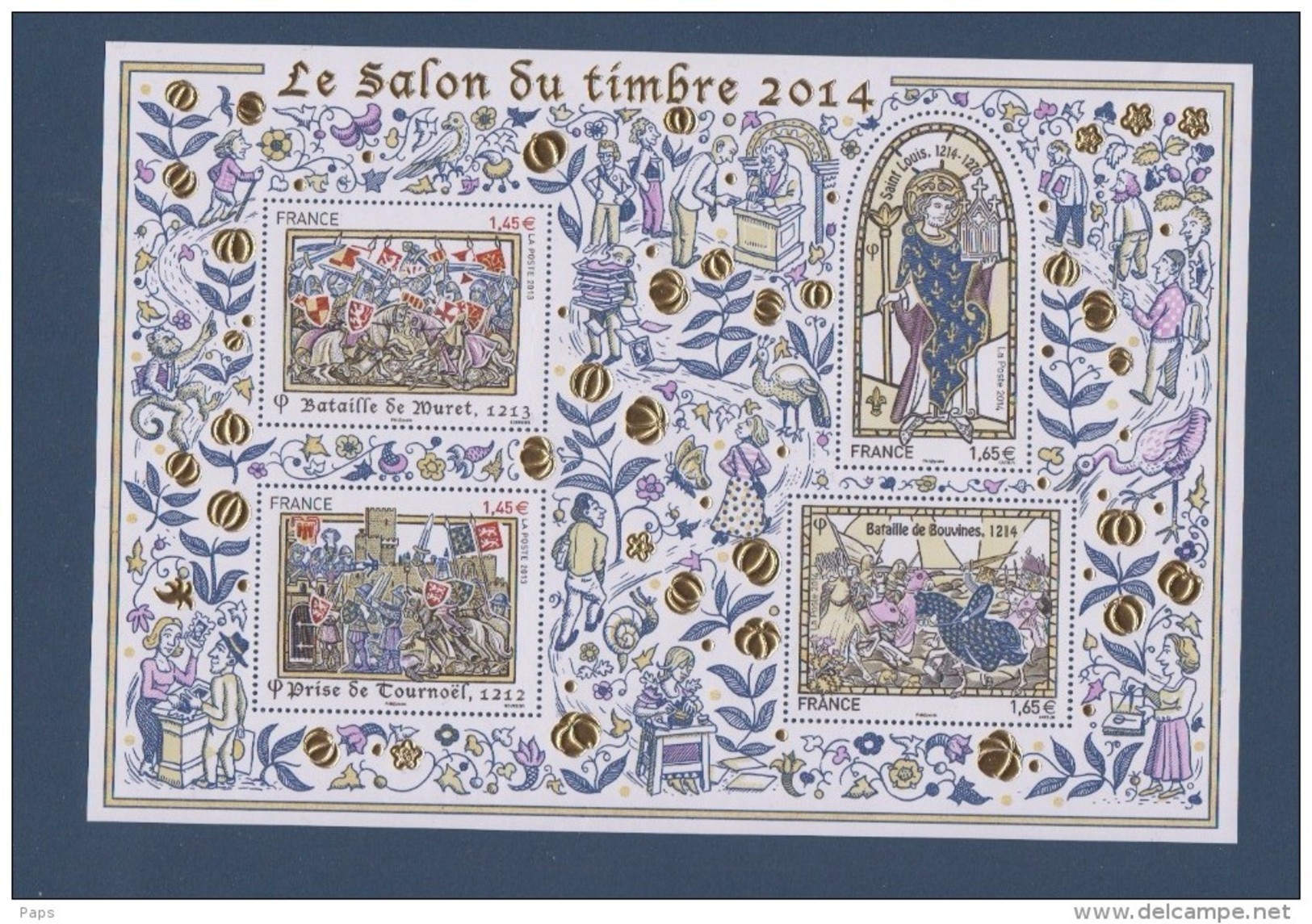 2014-BLOC N°135** LES GRANDES HEURES DE L'HISTOIRE DE FRANCE - Mint/Hinged