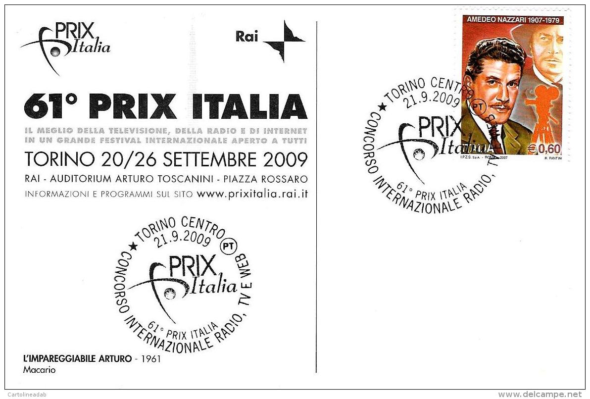 [MD2021] CPM - SERIE DI 8 CARTOLINE - 61° PRIX ITALIA - CON ANNULLO 23.9.2009 - NV - Altri & Non Classificati