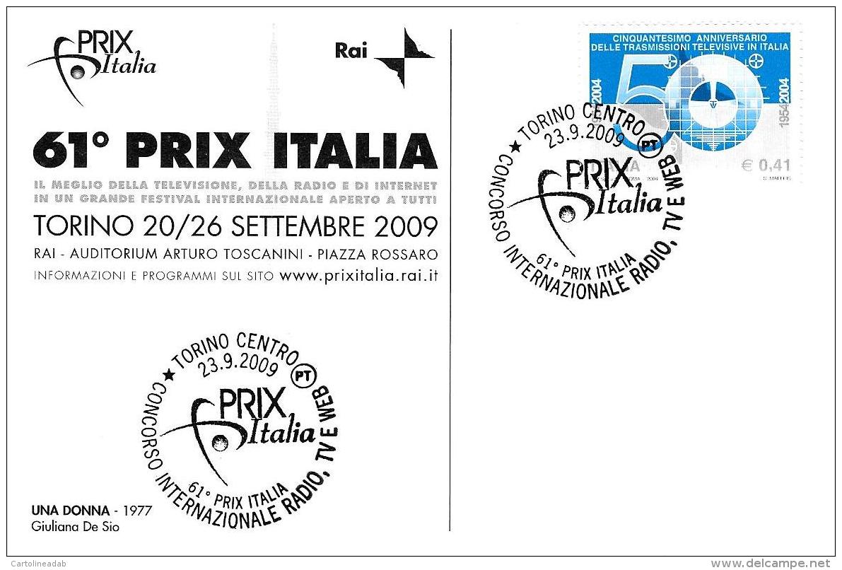 [MD2021] CPM - SERIE DI 8 CARTOLINE - 61° PRIX ITALIA - CON ANNULLO 23.9.2009 - NV