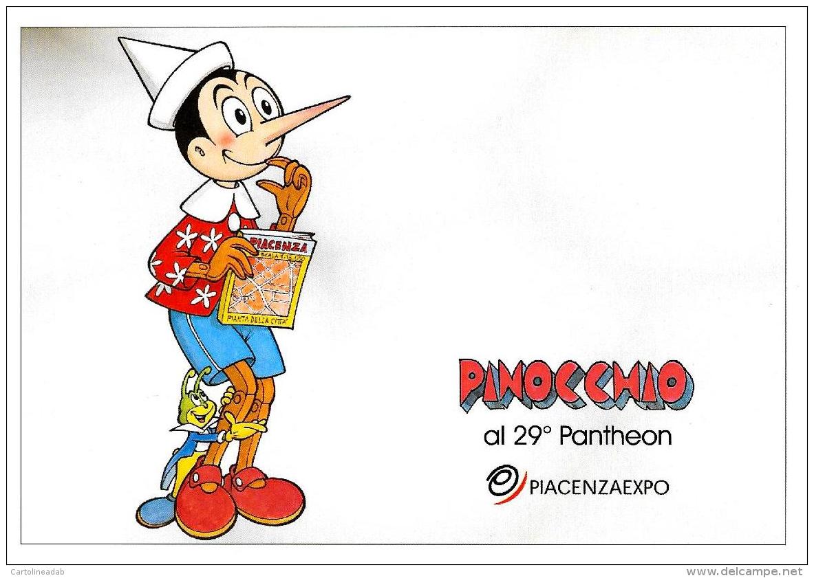 [MD2036] CPM - PINOCCHIO E IL GRILLO AL 29° PANTHEON - PIACENZA EXPO - CON ANNULLO 21.1.2011 - NV - Fumetti