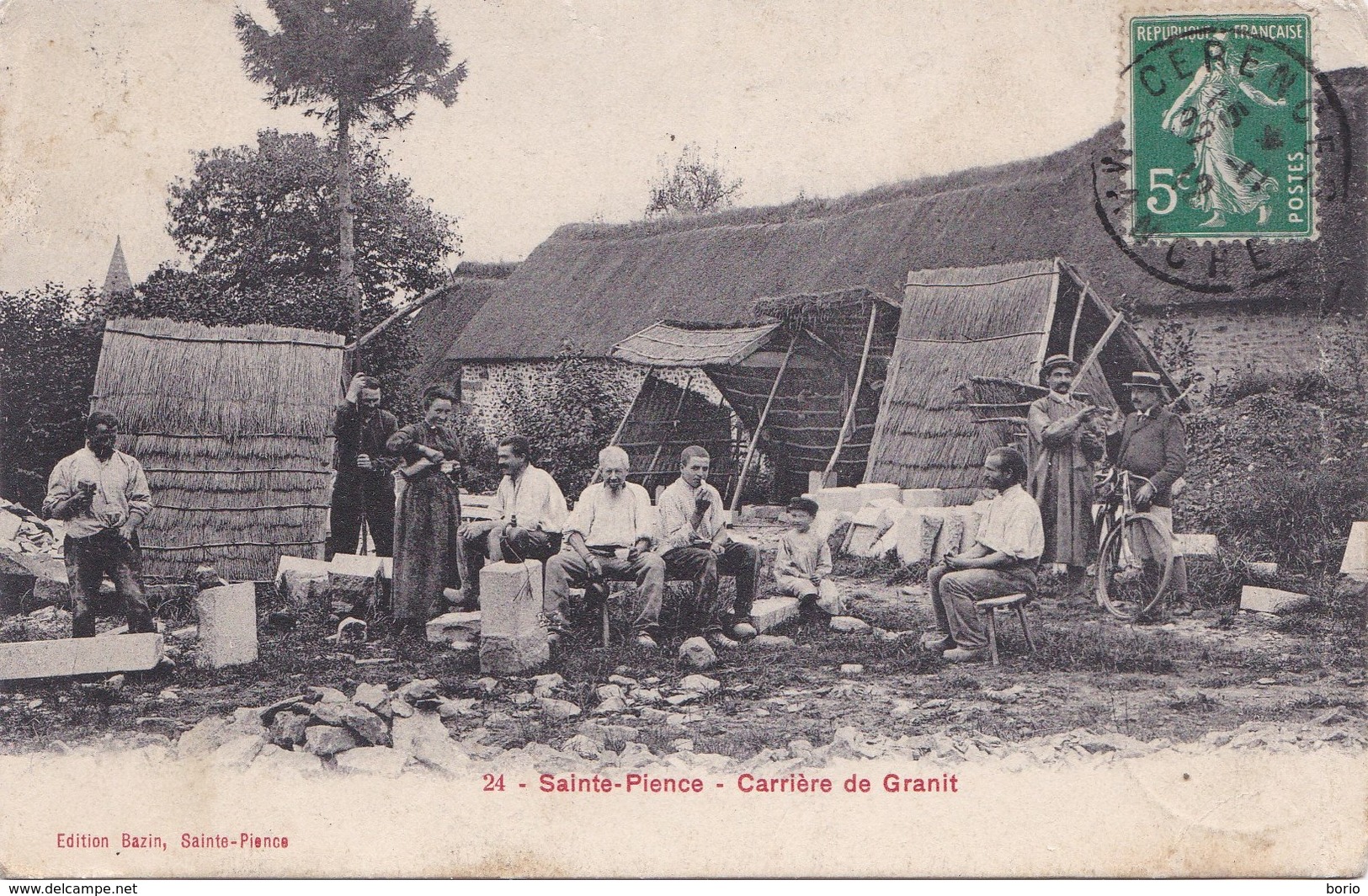 Saint Pience. Carrière De Granit - Other & Unclassified