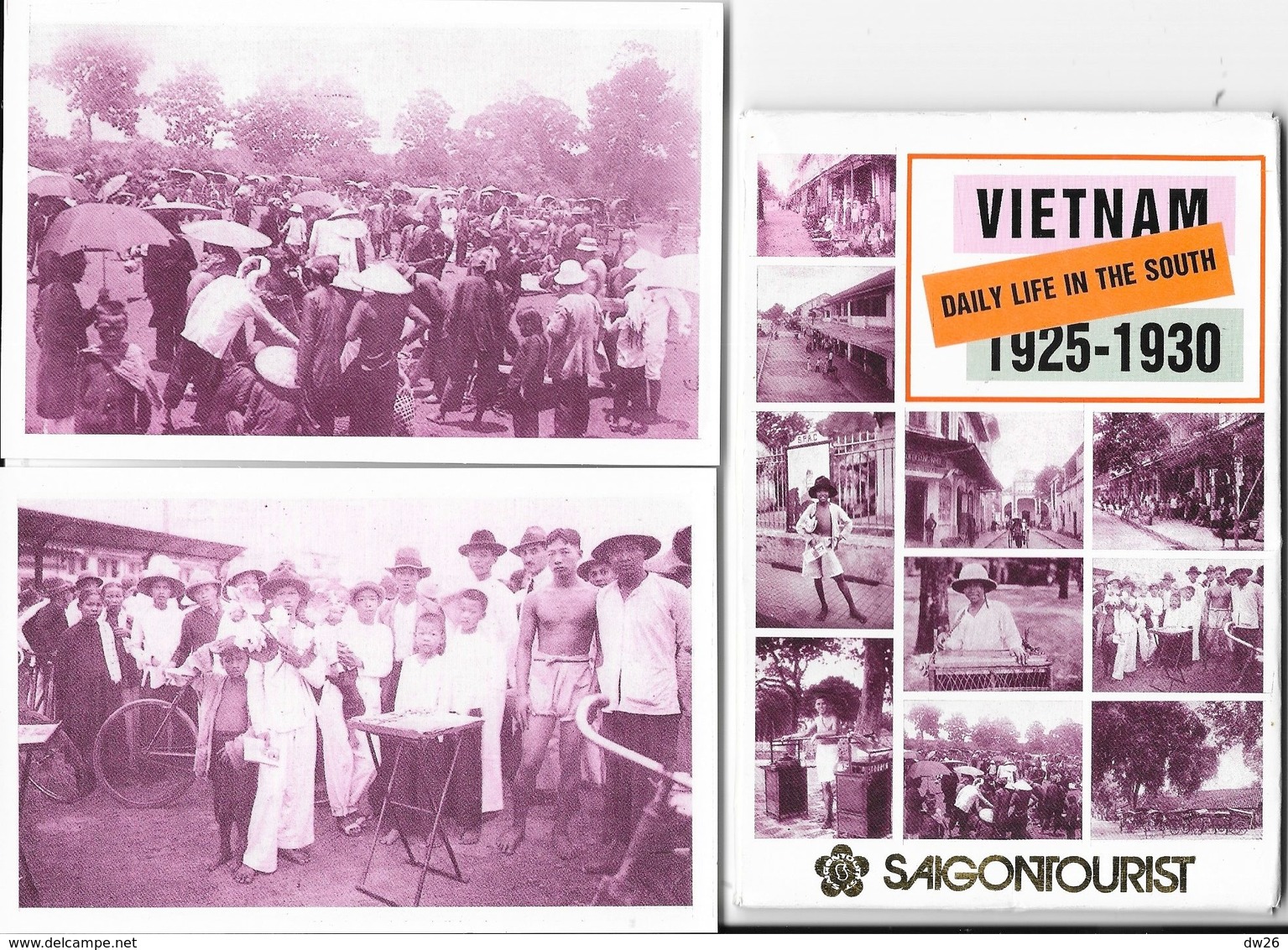 Viet-Nam 1925-1930 - Daily Life In The South - Pochette De 10 Cartes (reproductions) - Viêt-Nam