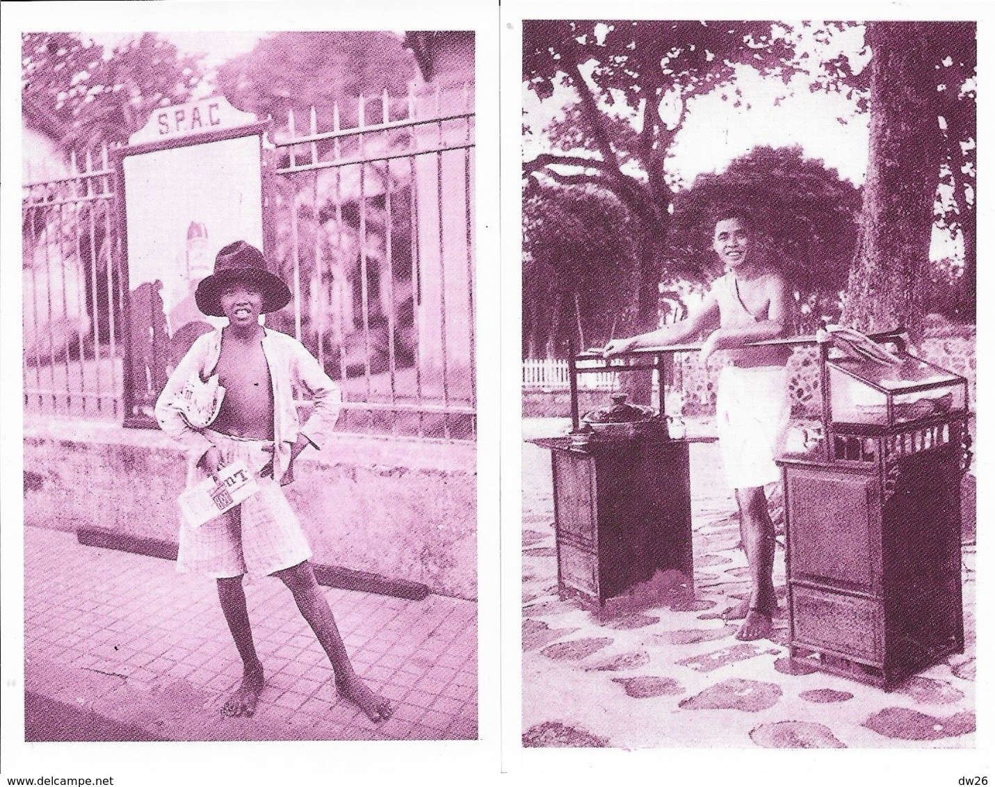 Viet-Nam 1925-1930 - Daily Life In The South - Pochette De 10 Cartes (reproductions) - Viêt-Nam