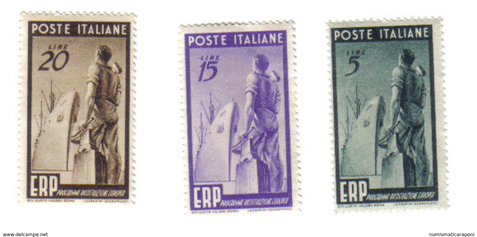 ITALIA 1949 ERP LINGUELLATA * Sassone S.138 COD FRA.070 - 1946-60: Nuovi