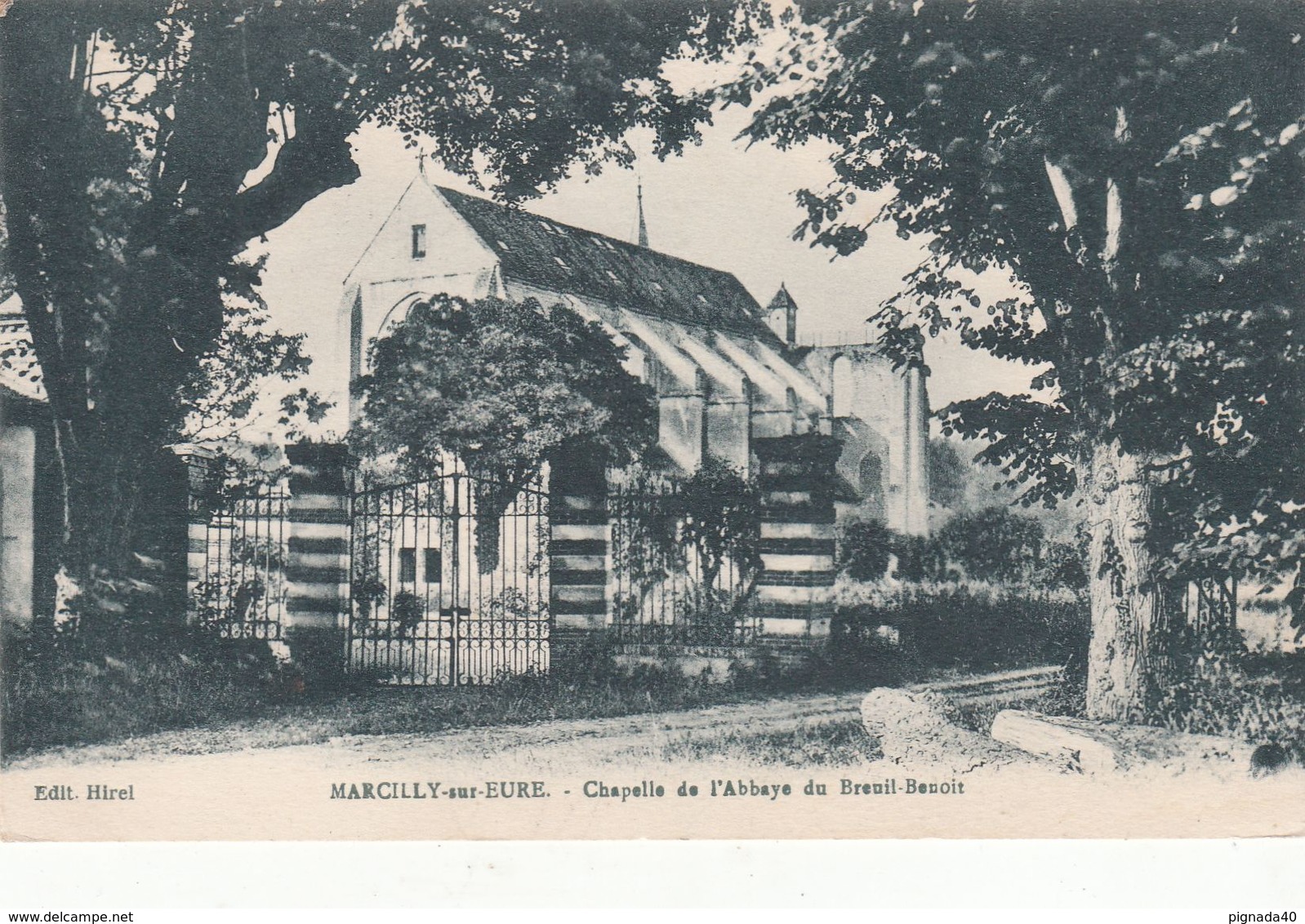 Cp , 27 , MARCILLY-sur-EURE , Chapelle De L'Abbaye Du Breuil-Benoît - Marcilly-sur-Eure