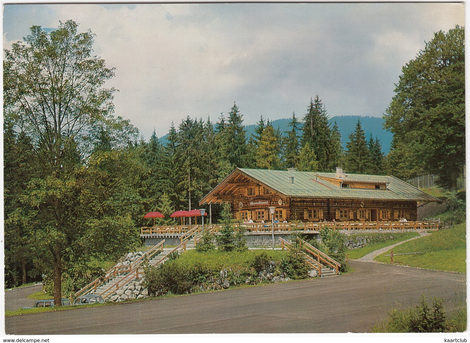 Rottach-Egern: Café-Restaurant 'Alpenwildpark' An Der Wallbergbahn - (1967) - (D.) - Miesbach