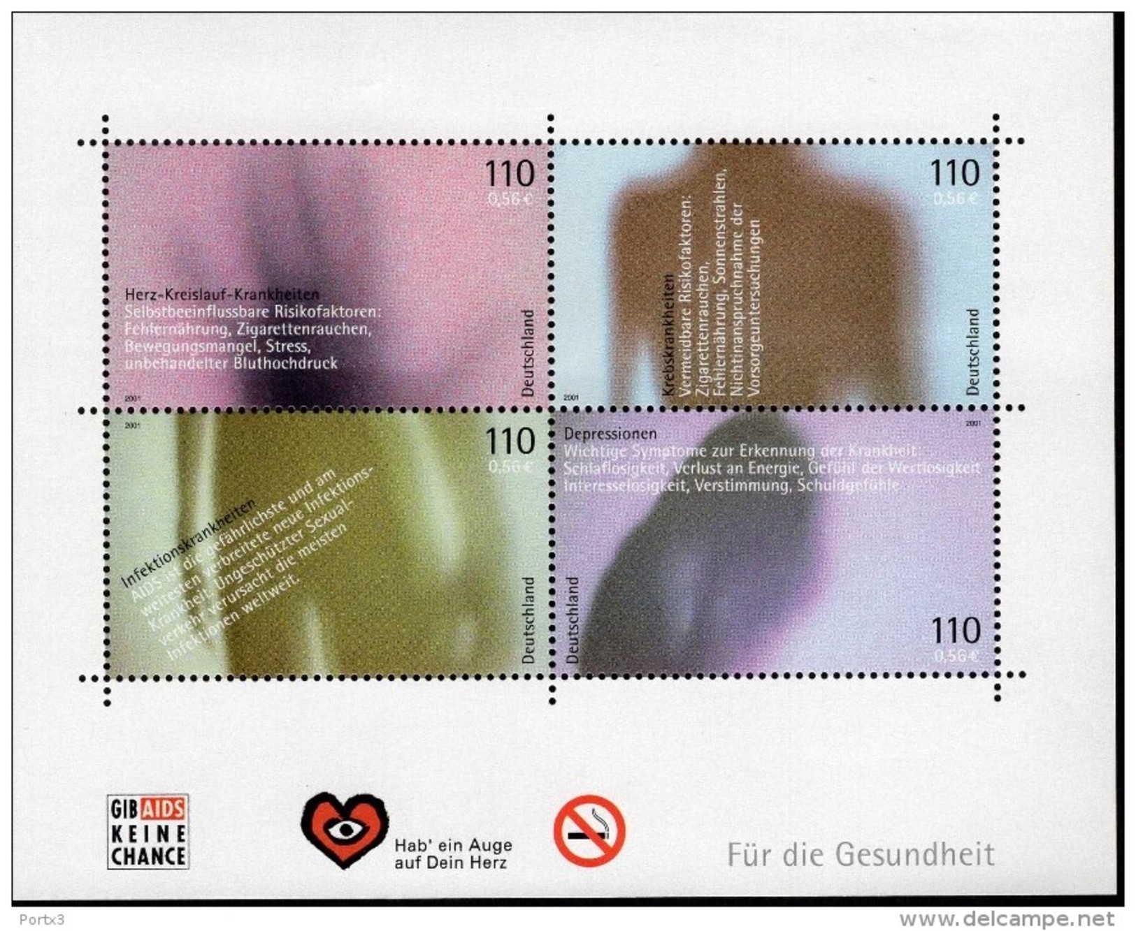 Bund Block 54 Für Die Gesundheit ** Postfrisch, MNH, Neuf - Otros & Sin Clasificación