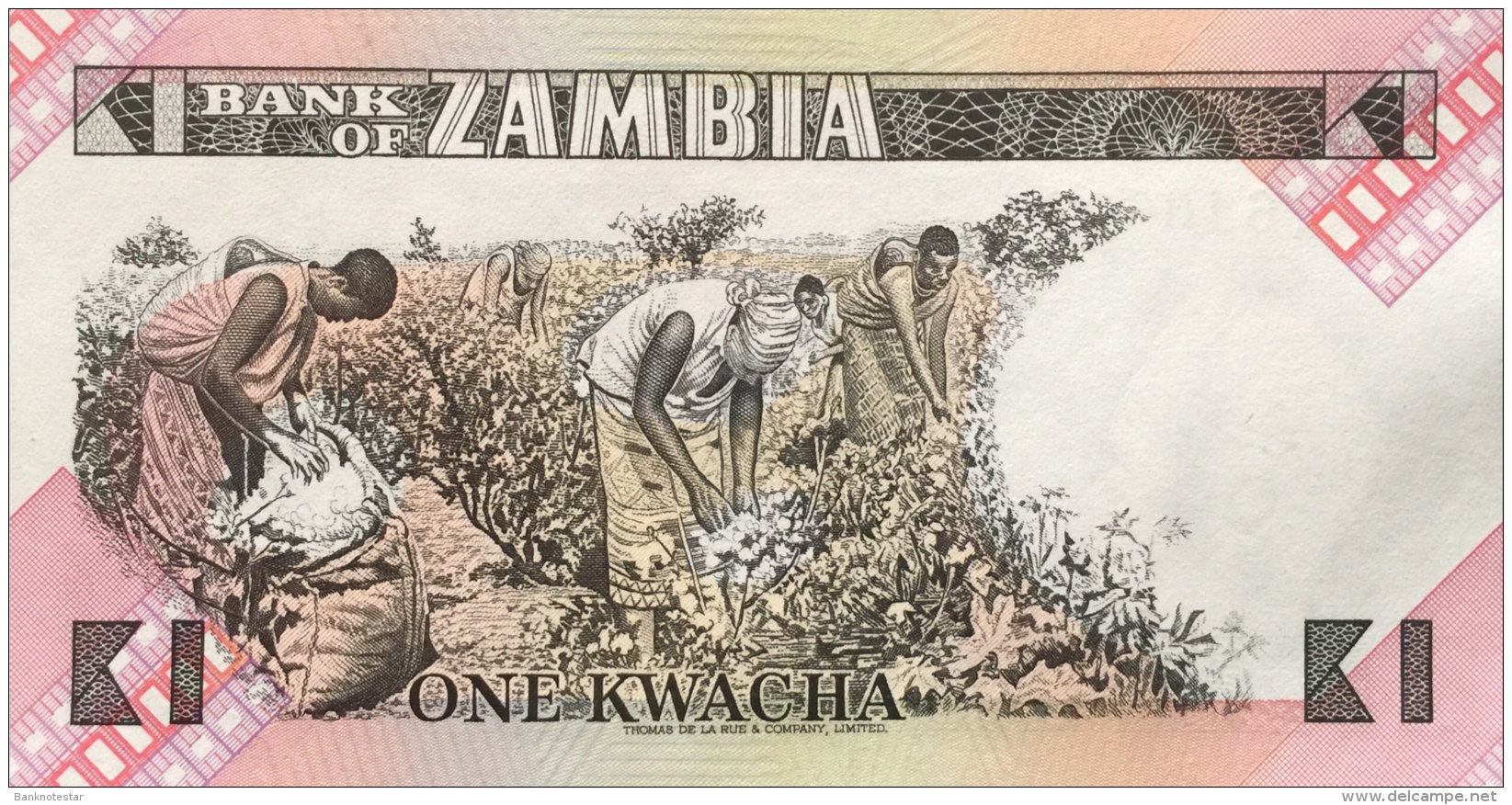 Zambia 1 Kwacha, P-23b (1980) UNC - Sambia