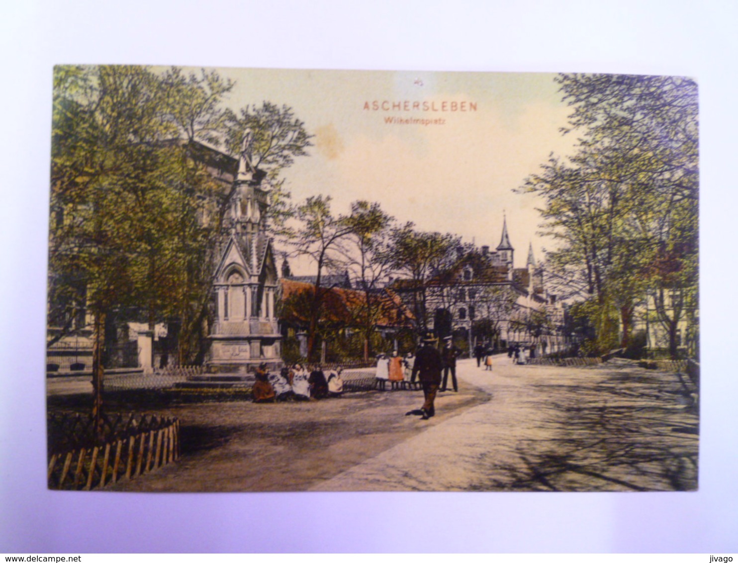 ASCHERSLEBEN  :  WILHELMSPLATZ   1907    - Aschersleben