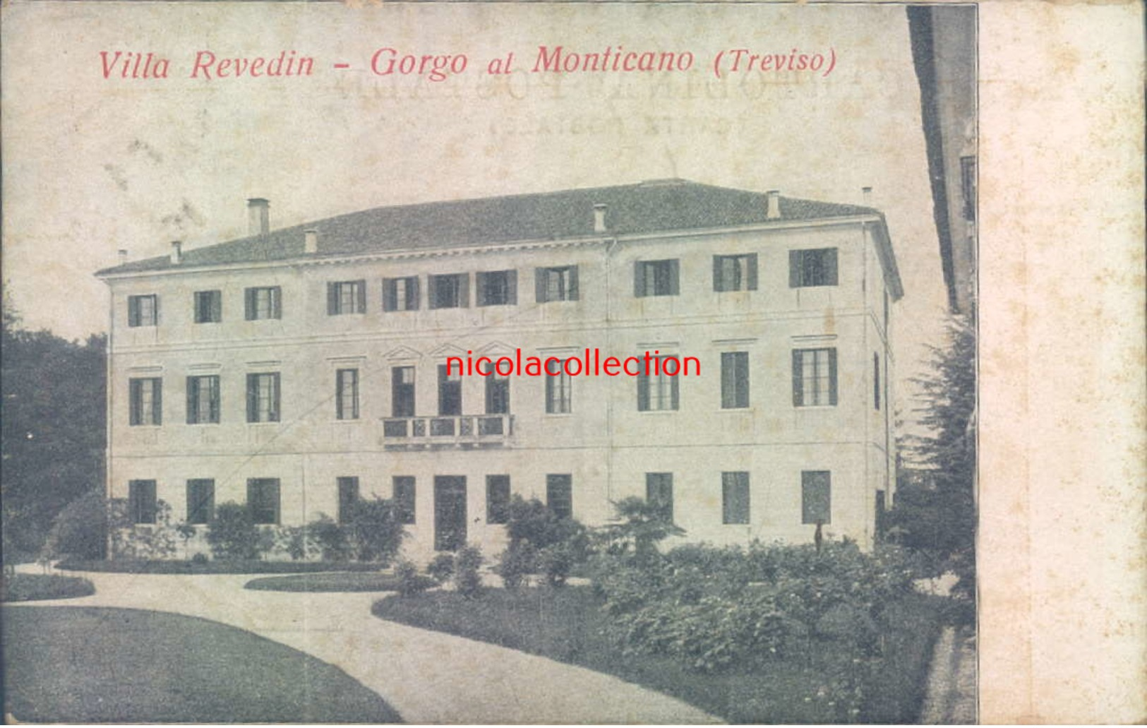 Ah154 - Villa Revedin-gorgo Al Monticano-treviso - 1911 - Treviso