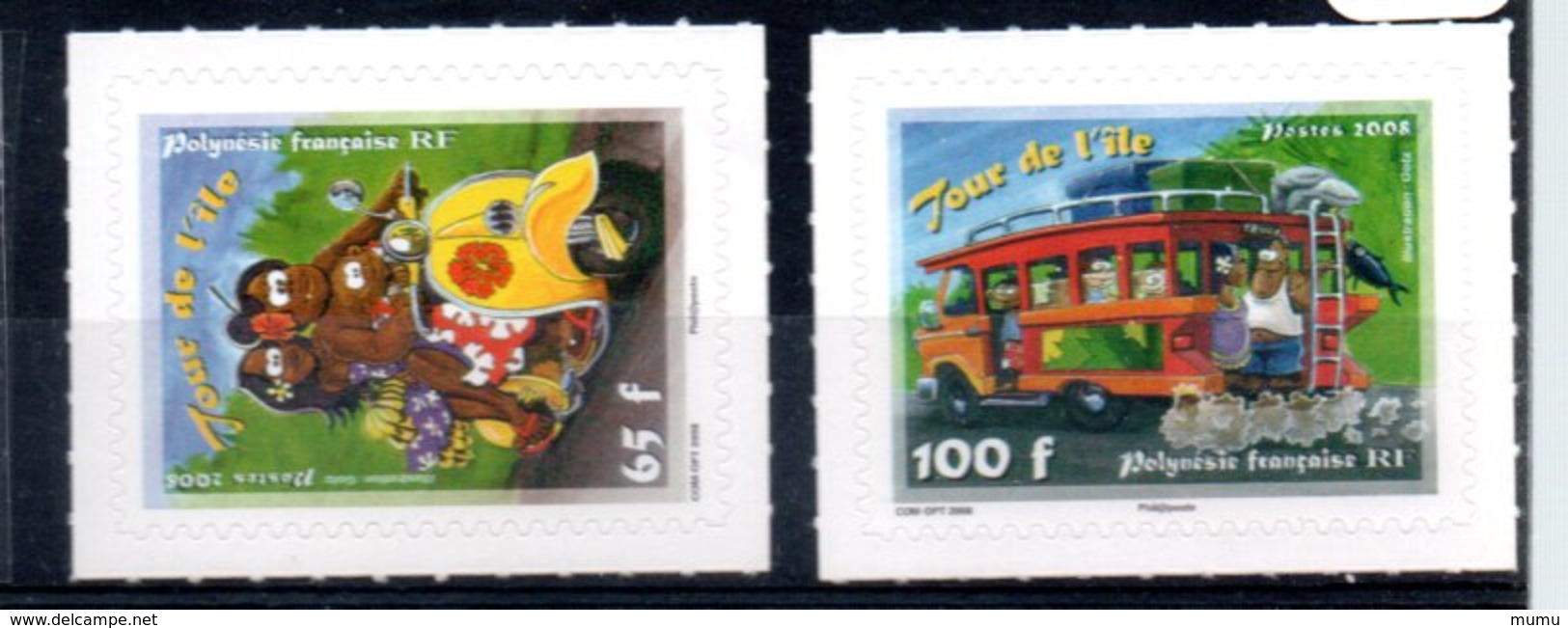 POLYNESIE ** YT N° 835/36 - Unused Stamps