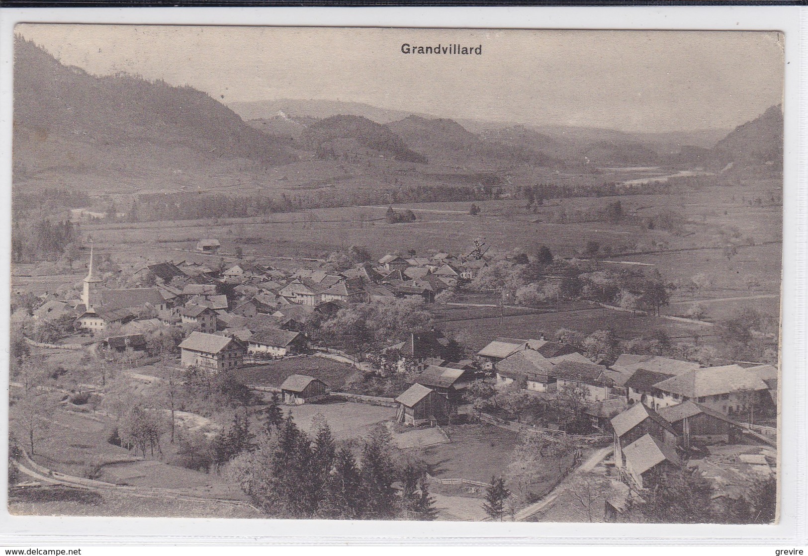 Grandvillard, Vue Générale 1911 - Grandvillard