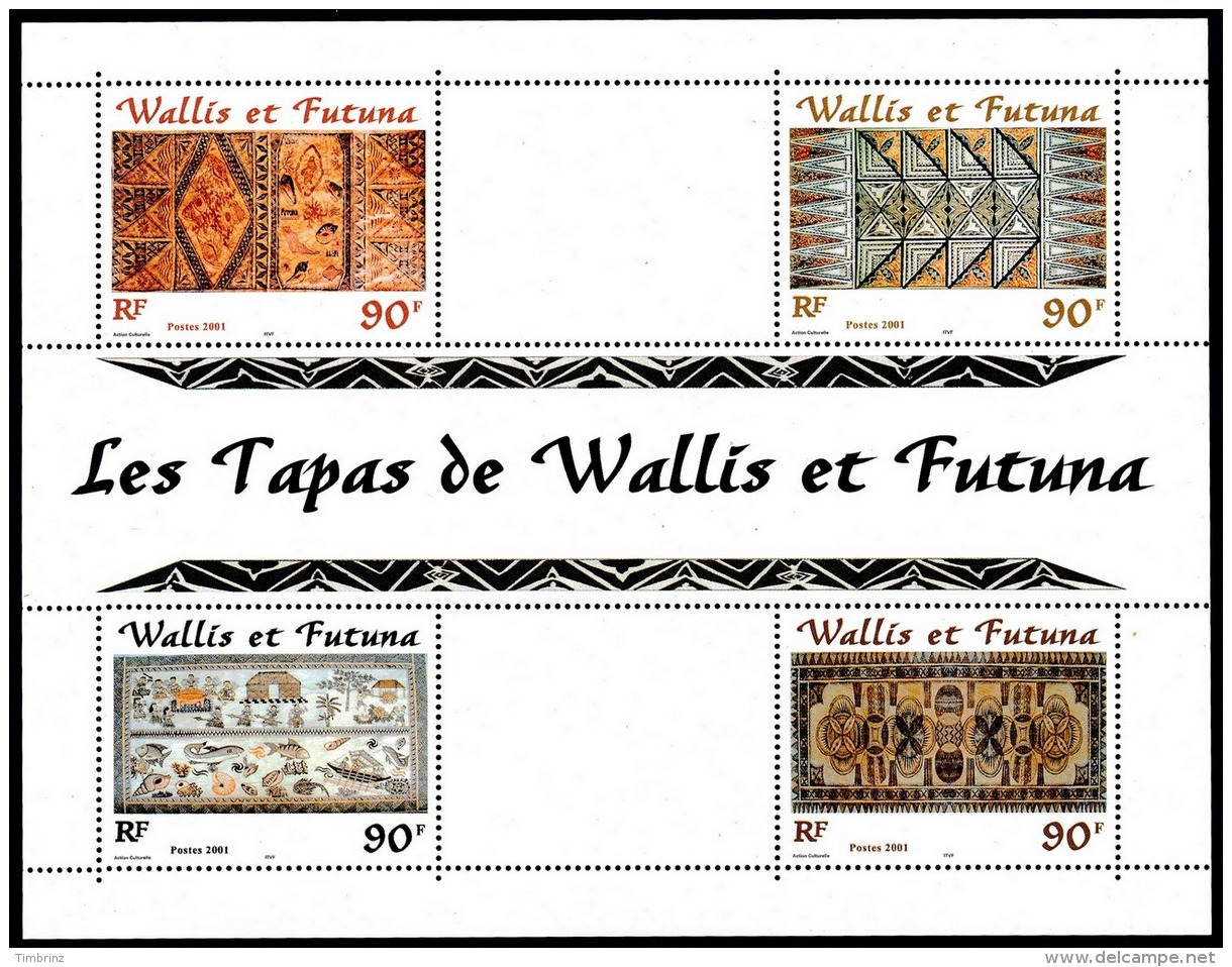 WALLIS ET FUTUNA Année Complète 2001 + BF - Yv. 548 à 564 ** MNH  - 21 Timbres  ..Réf.W&amp;F22013 - Full Years