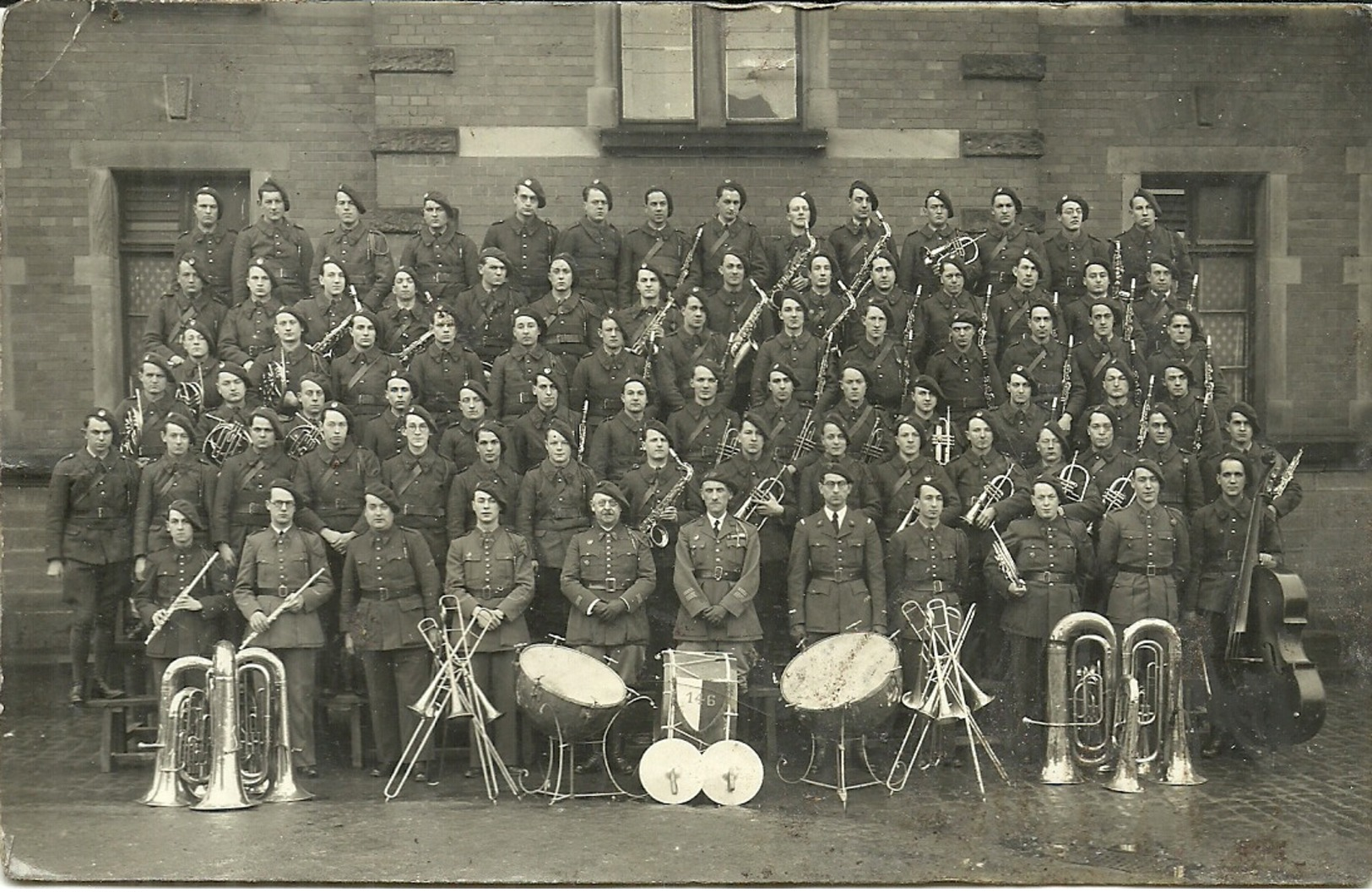 (CARTE PHOTO)( MUSIQUE )( MILITAIRE )1939 - Krieg, Militär