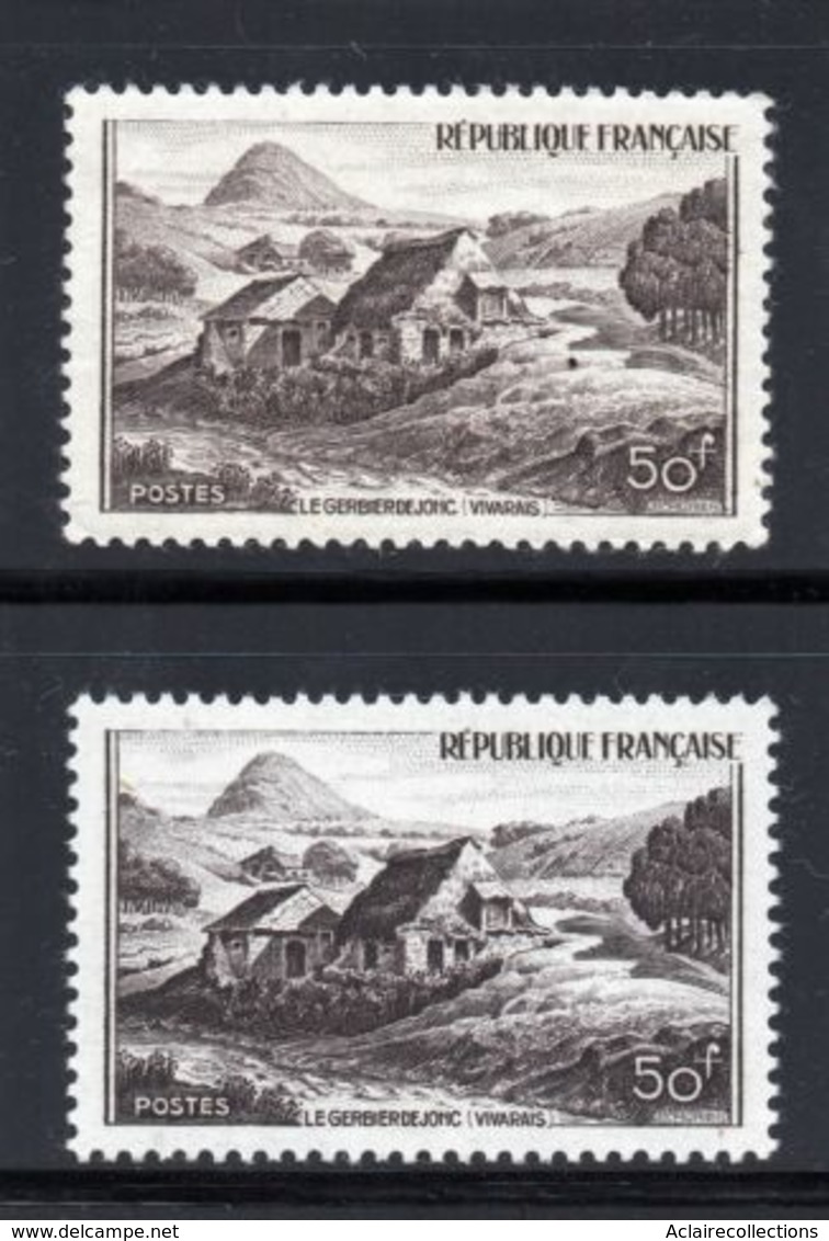 1949  LE GERBIER DE JONC  N° 843 & 843a  NEUFS   COTE > 32 € - Unused Stamps