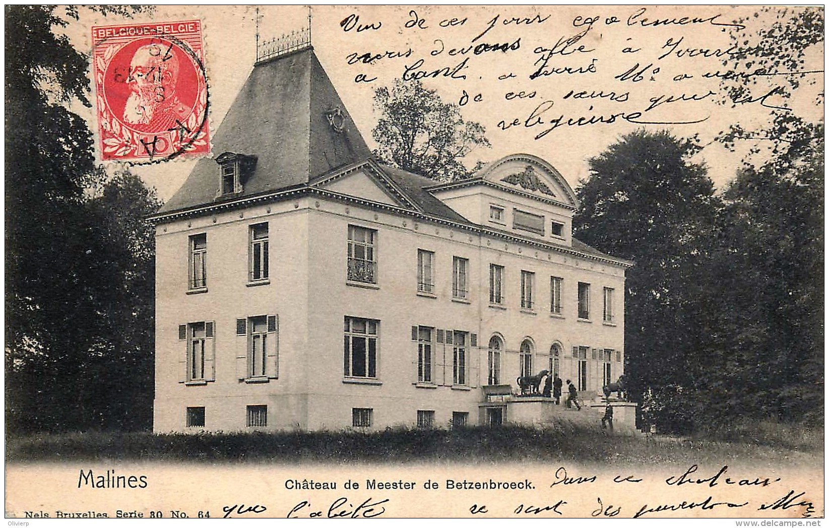 Malines - Château De Meester De Betzenbroeck - Nels Série 30 N° 64 - Mechelen