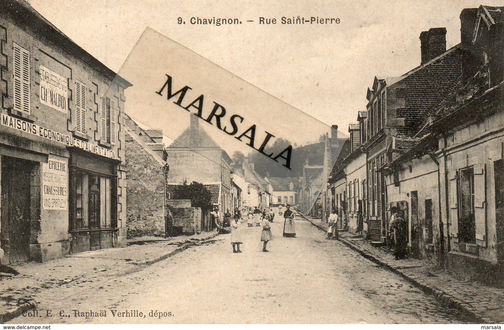 CPA Chavignon  Rue Saint Pierre - Altri & Non Classificati