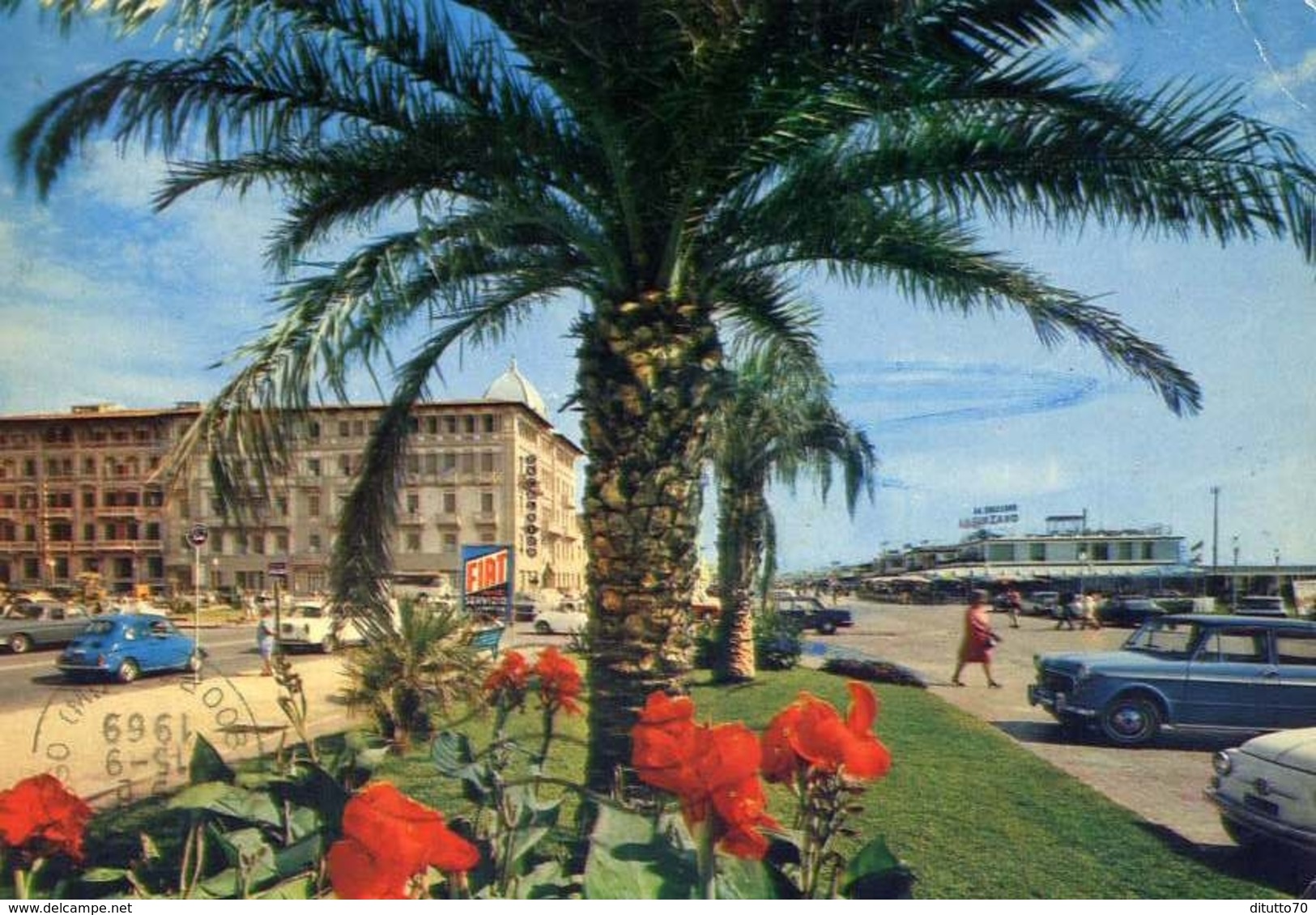 Viareggio - Hotel Excelsior E Viali - Formato Grande Viaggiata – E 6 - Viareggio