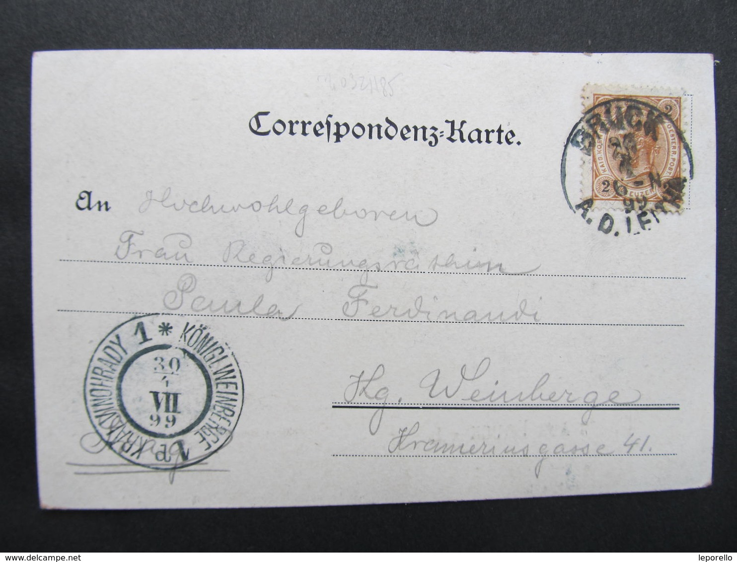 AK BRUCK A.d.Leitha Schloss Harrach 1899 ///  D*33420 - Bruck An Der Leitha