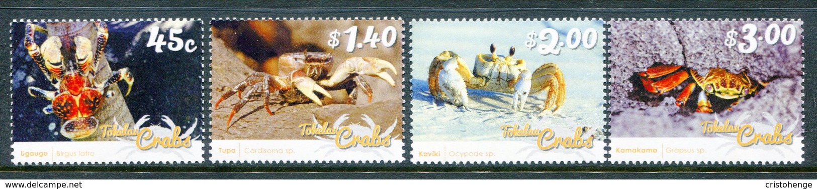 Tokelau 2015 Crabs Set MNH (SG 487-490) - Tokelau