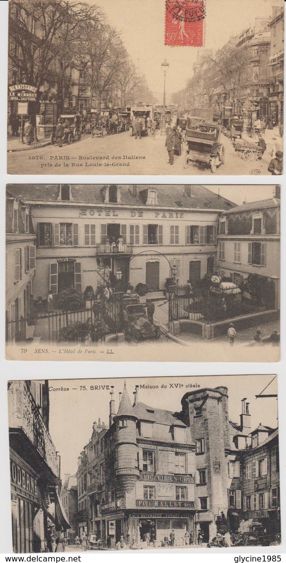 BEAU PETIT LOT DE CARTES POSTALES ANCIENNES  N°4 - 5 - 99 Cartes