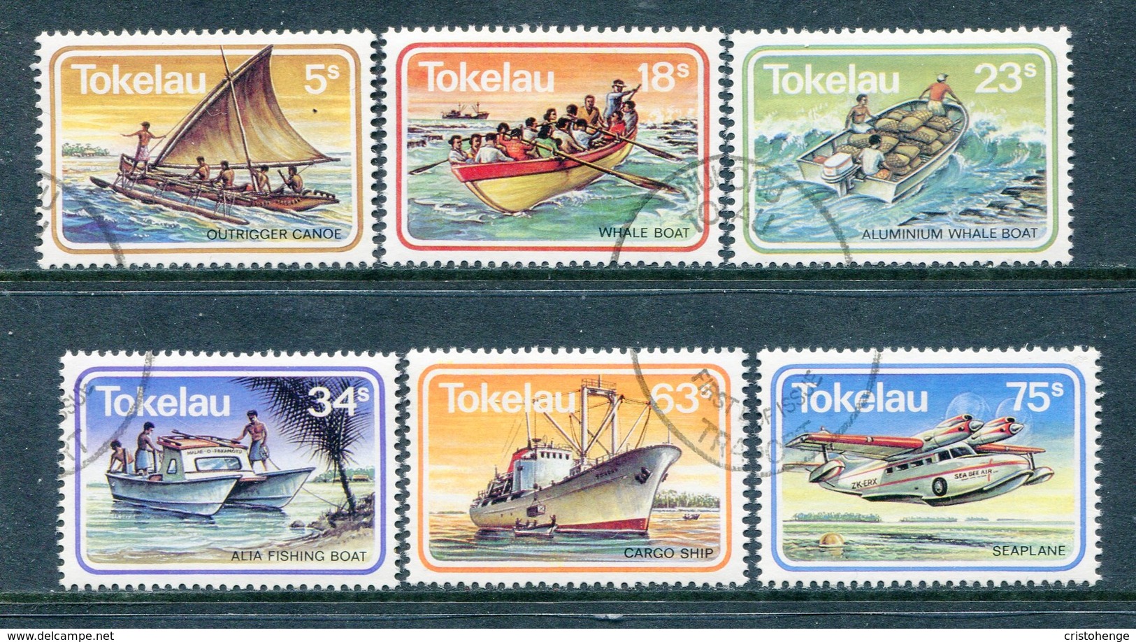 Tokelau 1983 Transport Set Used (SG 91-96) - Tokelau