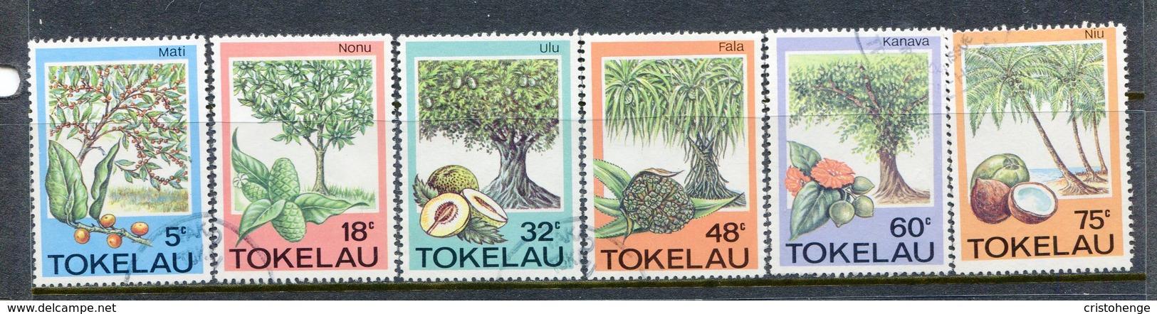 Tokelau 1985 Native Trees Set Used (SG 118-123) - Tokelau