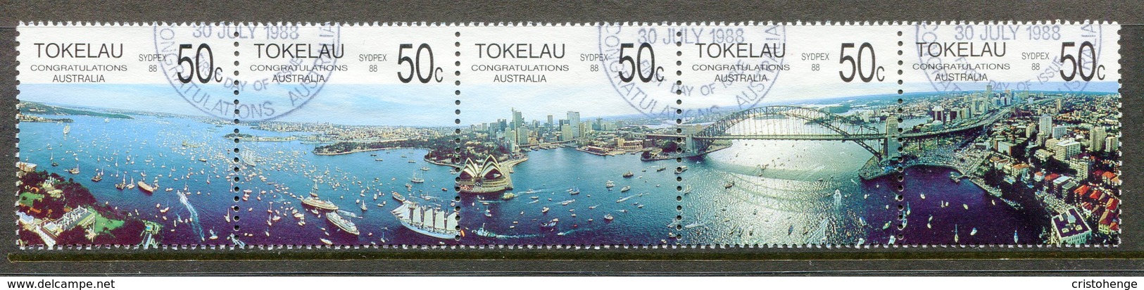 Tokelau 1988 Bicentenary Of Australian Settlement Set Used (SG 154-158) - Tokelau