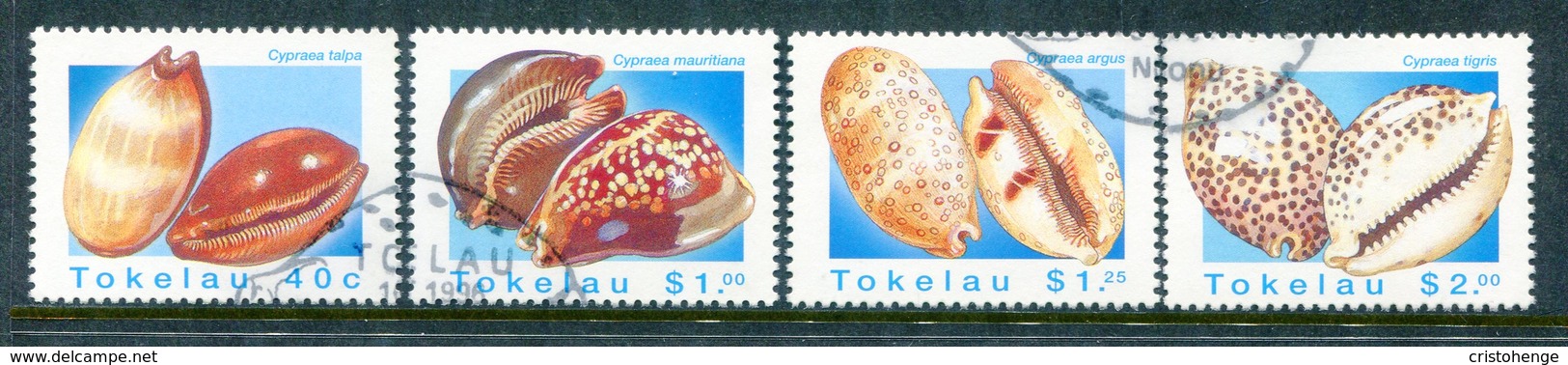 Tokelau 1996 Sea Shells Set Used (SG 250-253) - Tokelau