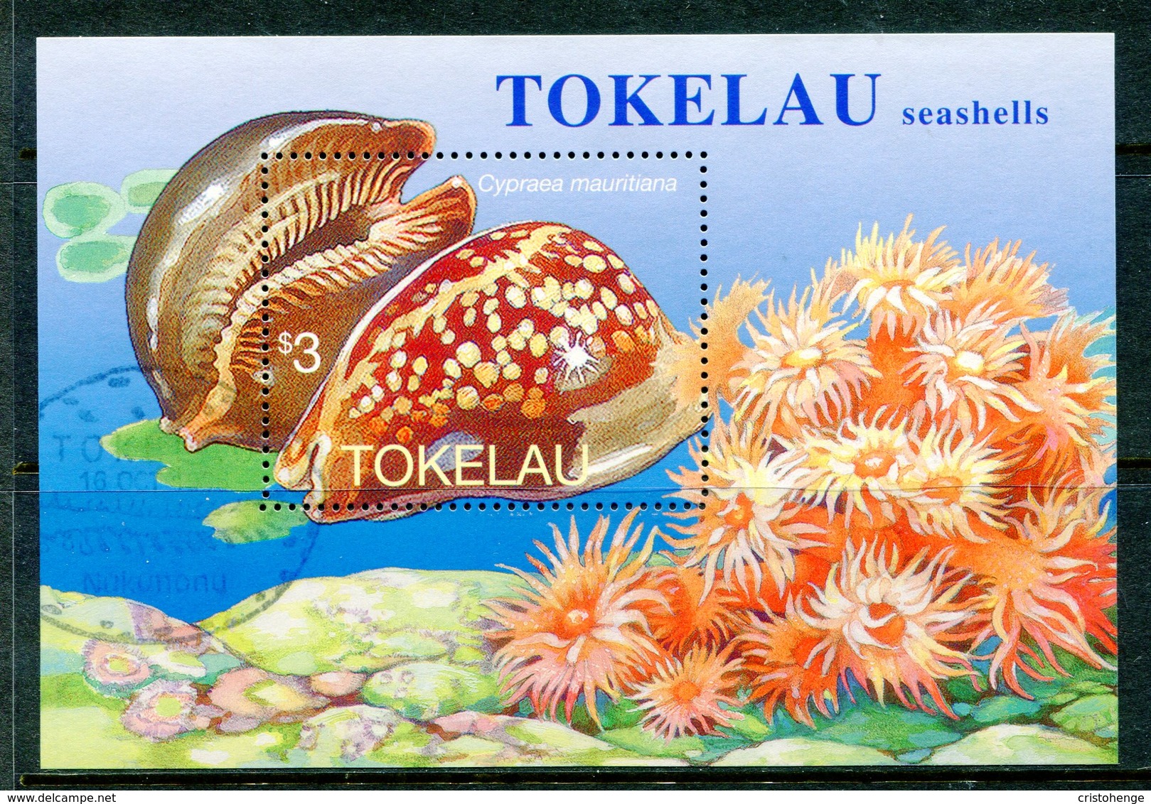 Tokelau 1996 Sea Shells MS Used (SG MS254) - Tokelau