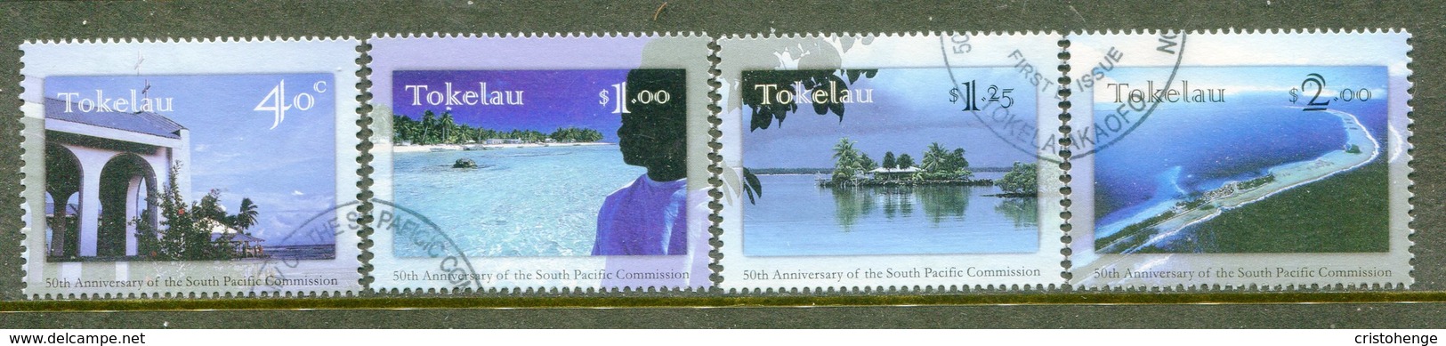 Tokelau 1997 50th Anniversary Of South Pacific Commission Set Used (SG 264-267) - Tokelau