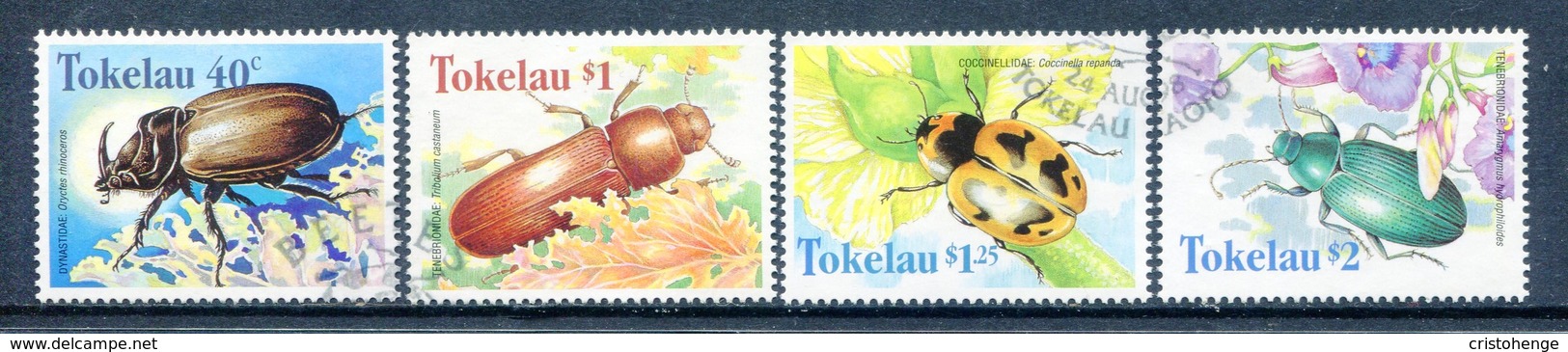 Tokelau 1998 Beetles Set Used (SG 278-281) - Tokelau