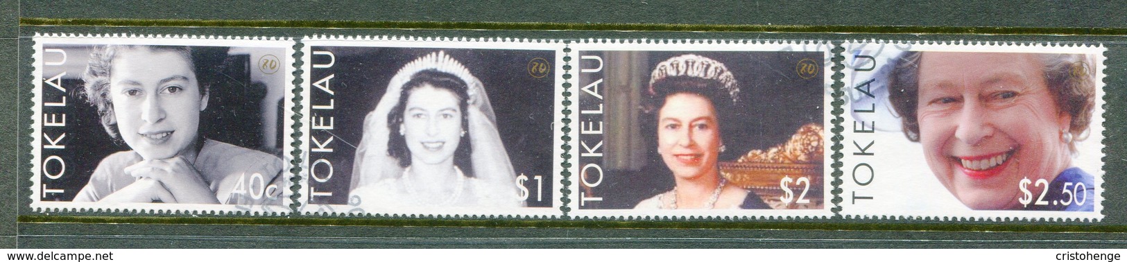 Tokelau 2006 80th Birthday Of Queen Elizabeth II Set Used (SG 374-377) - Tokelau