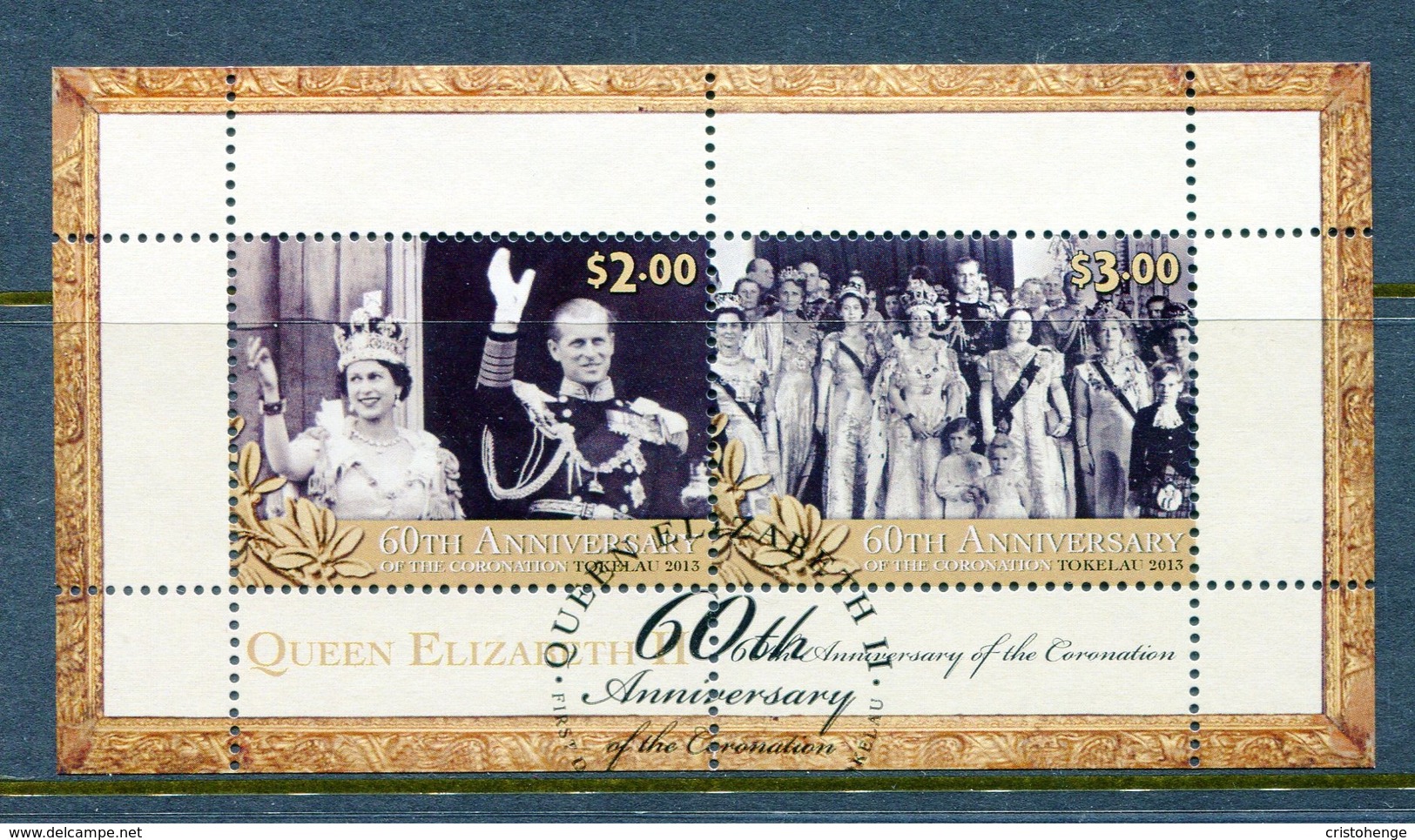 Tokelau 2013 60th Anniversary Of Coronation MS Used (SG MS452) - Tokelau