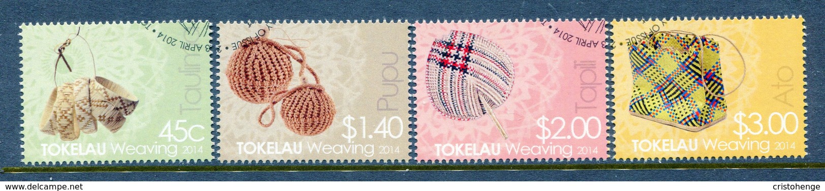 Tokelau 2014 Weaving Used (SG 463-466) - Tokelau