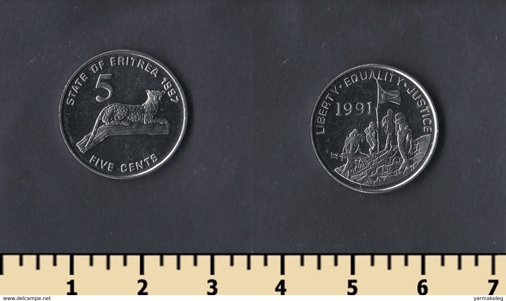 Eritrea 5 Cents 1997 - Eritrea