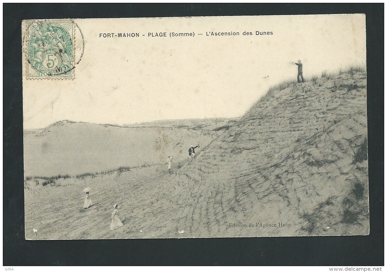 Fort-Mahon - Plage ( Somme ) L'ascension Des Dunes   -  Zbb83 - Fort Mahon