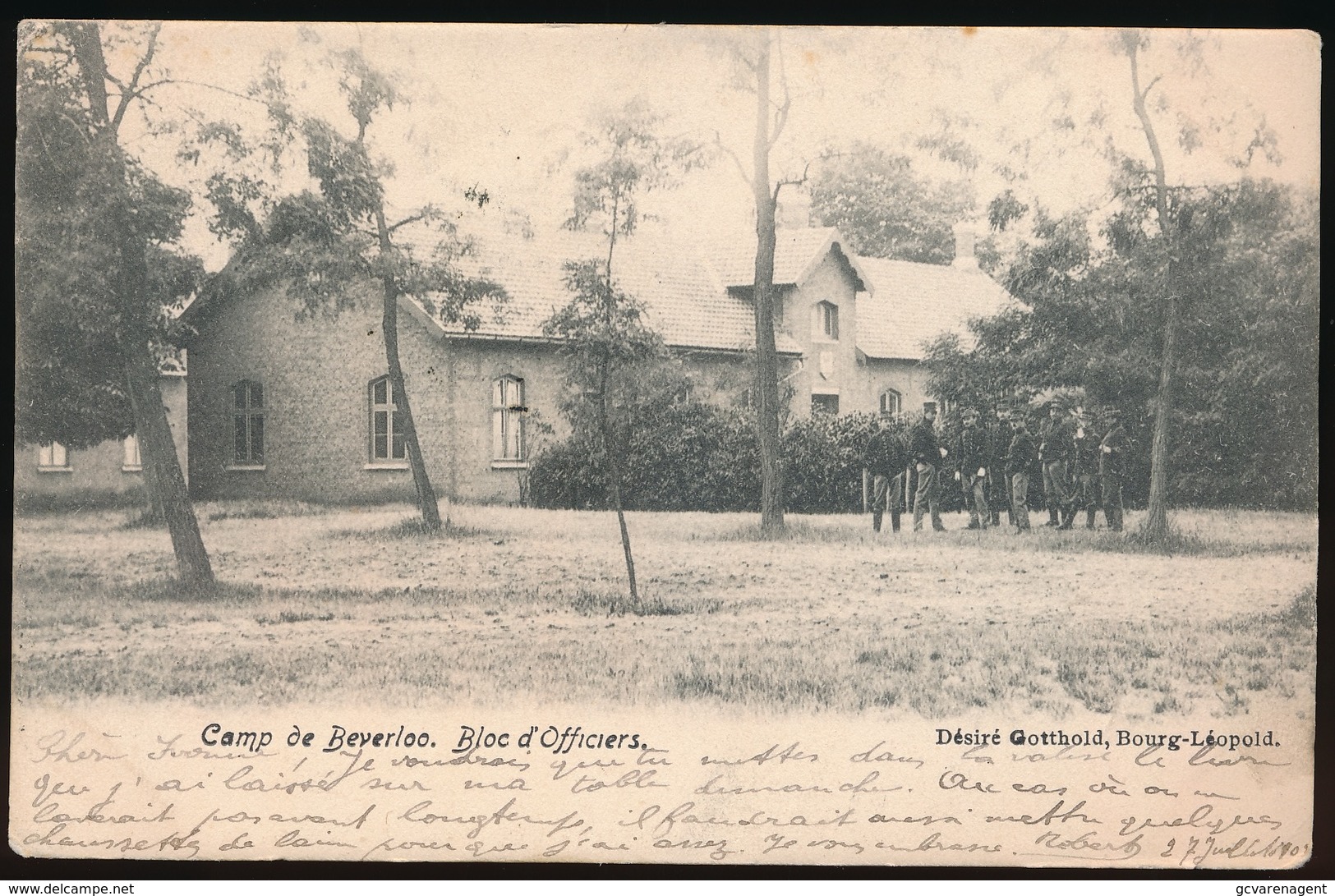 CAMP VAN BEVERLOO = BLOC D'OFFICIERS - Leopoldsburg (Kamp Van Beverloo)