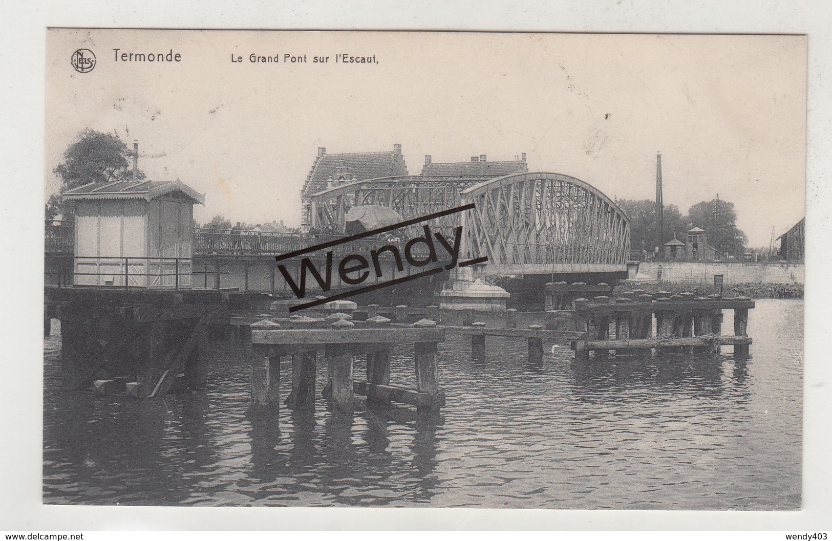 Dendermonde (le Grand Pont Sur L'Escaut 1913) - Dendermonde