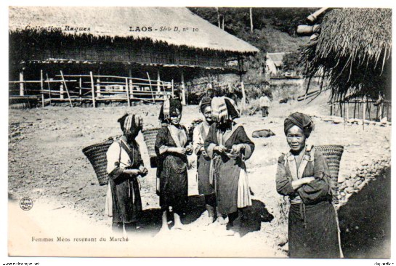 Asie / LAOS : Femmes Méos Revenant Du Marché. (Collection Raquez Série D, N° 10). - Laos