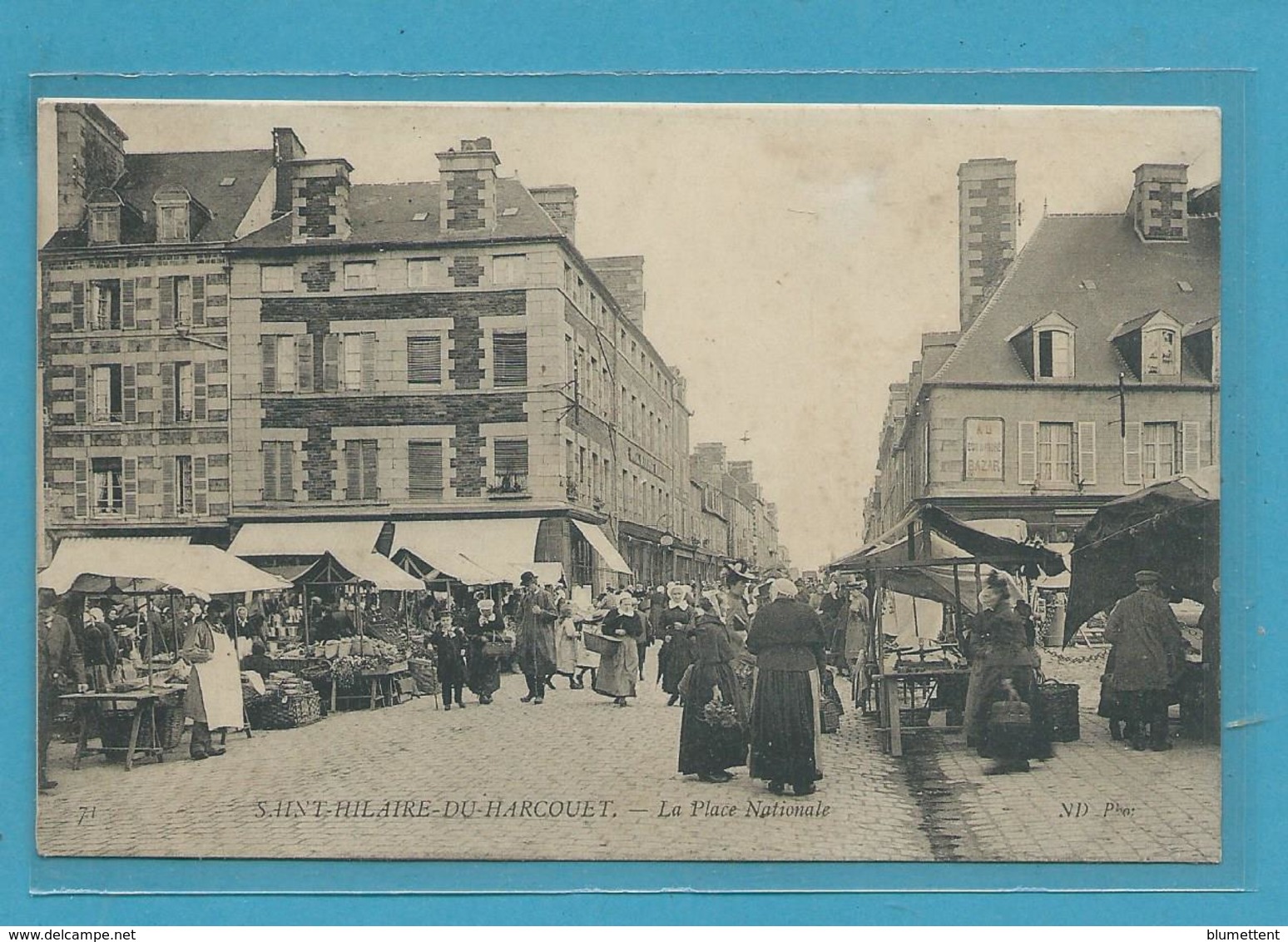 CPA 71 - Marché SAINT-HILAIRE-DU-HARCOUËT 50 - Saint Hilaire Du Harcouet