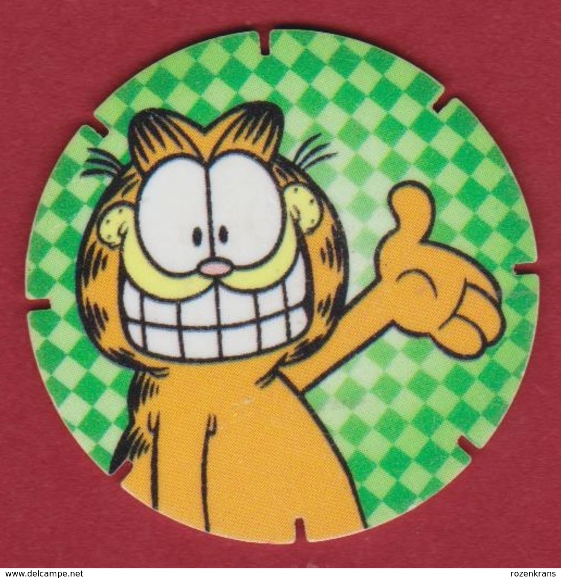GARFIELD 1995 Flippo Nr. 30 Croky Chips  Strip Stripfiguur Comics Bande Dessinée - Autres & Non Classés