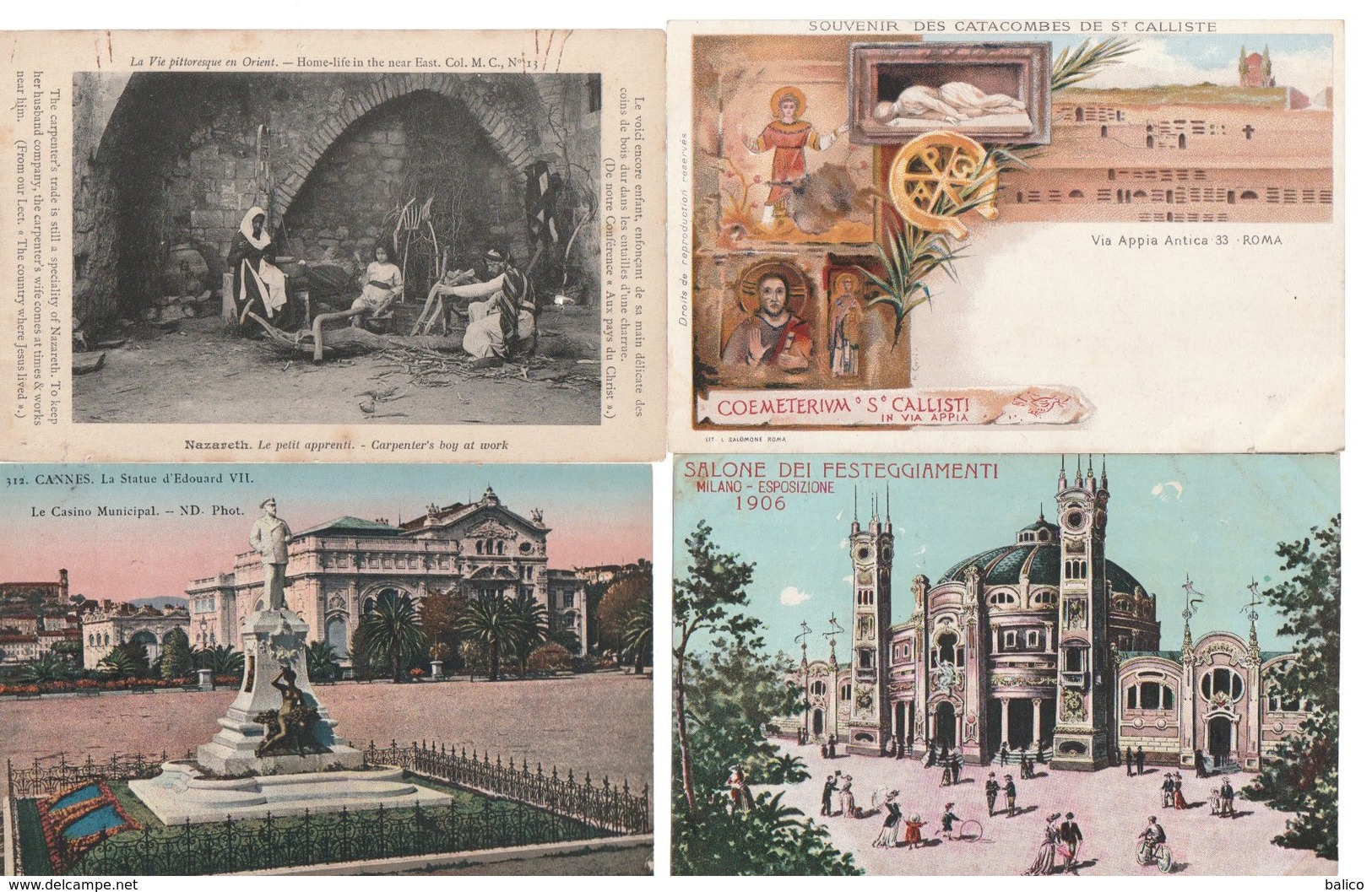 Lot De 100 Cartes Postales Anciennes Diverses Variées - Très Très Bon Pour Un Revendeur Réf, 234 - 100 - 499 Postcards