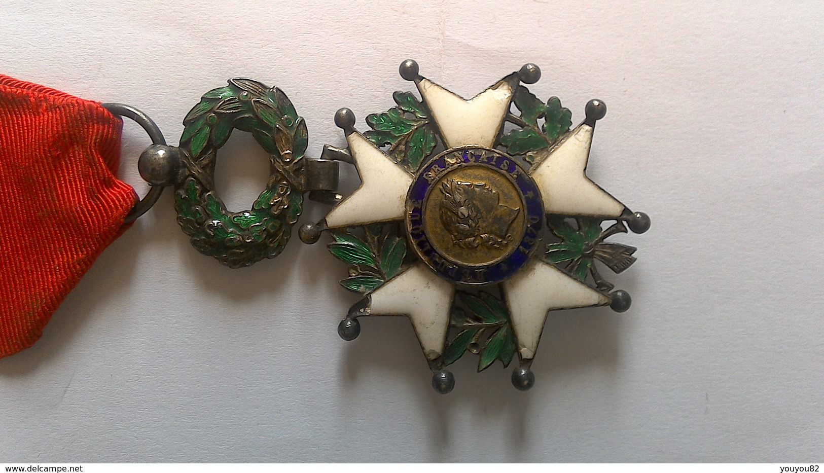 Médaille Chevalier Légion D'honneur 1870 - France