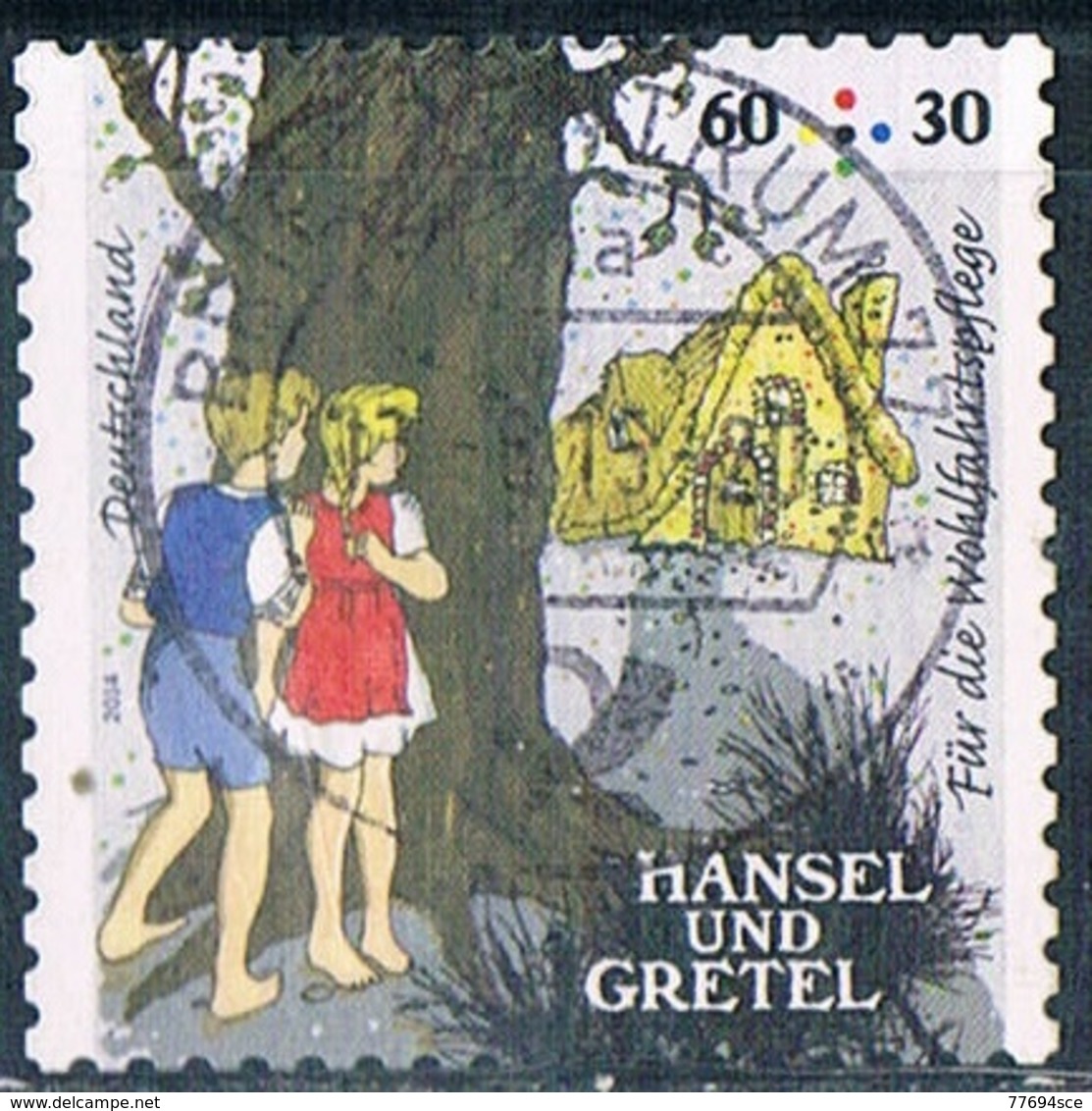 2014  Wohlfahrtsmarke (Hänsel Und Gretel)  Selbstklebend - Used Stamps