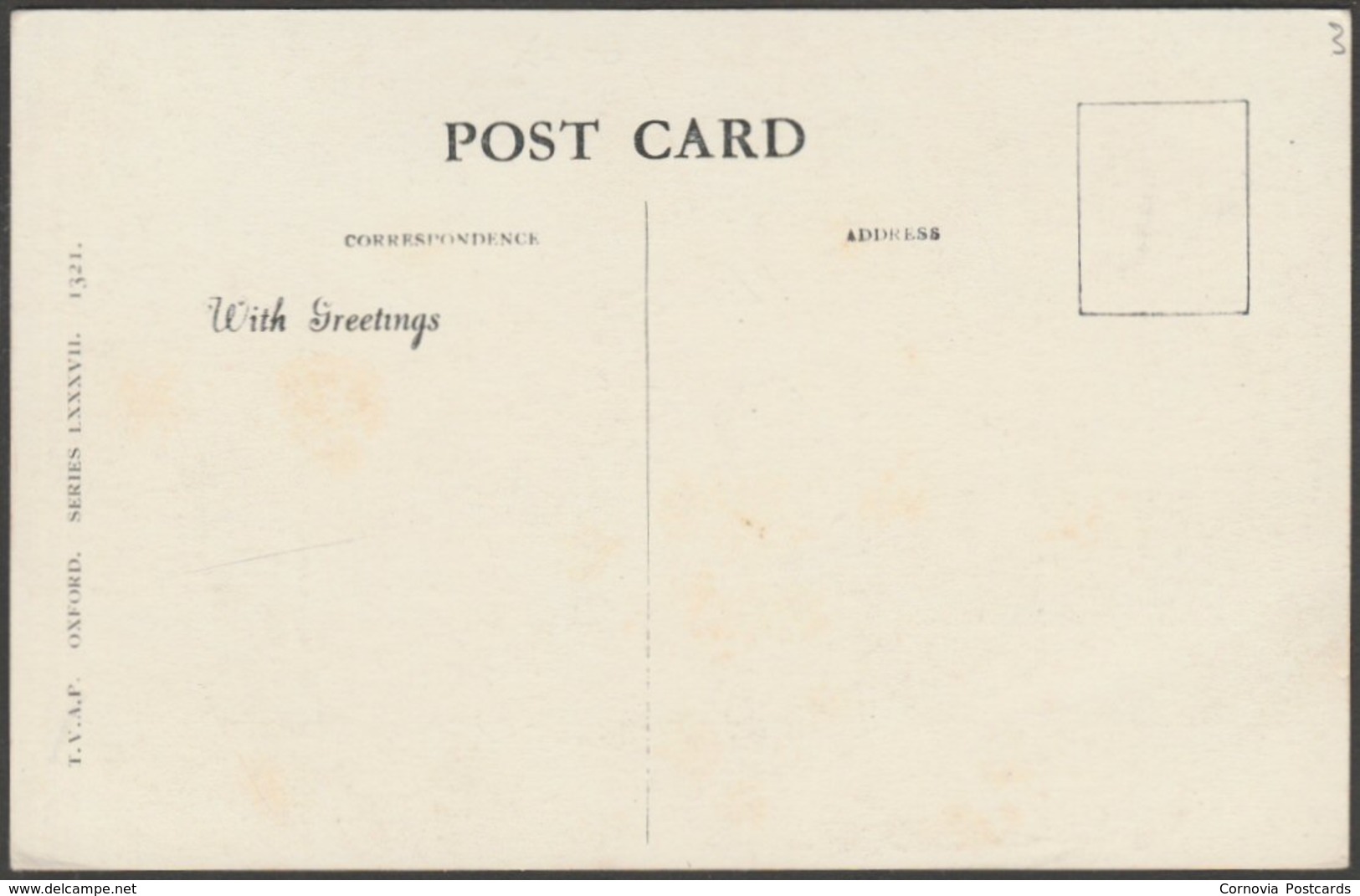 St Edmund Hall, Oxford, Oxfordshire, C.1940s - TVAP Oxford Series Postcard - Oxford