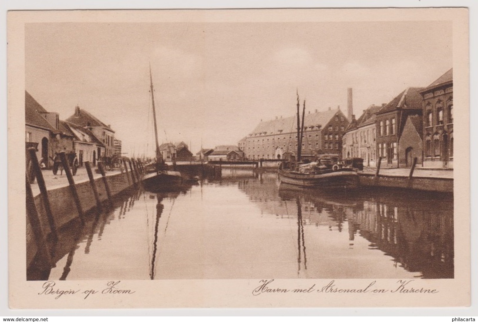 Bergen Op Zoom - Haven Met Arsenaal En Kazerne - Bergen Op Zoom