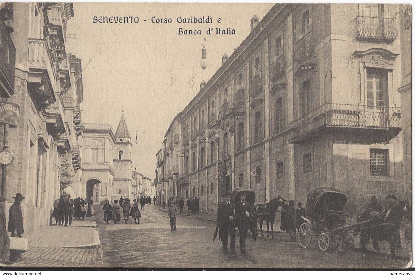 Benevento - Corso Garibaldi E Banca D'Italia - HP1390 - Benevento