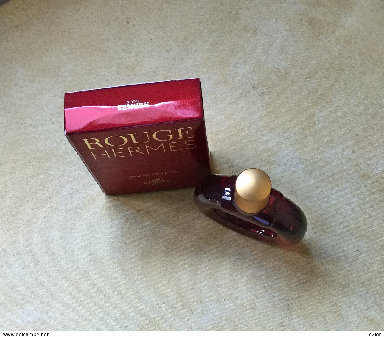 Miniature  "ROUGE HERMES "de HERMES Eau De Toilette  5 Ml Dans Sa  Boite (M076) - Miniatures Womens' Fragrances (in Box)