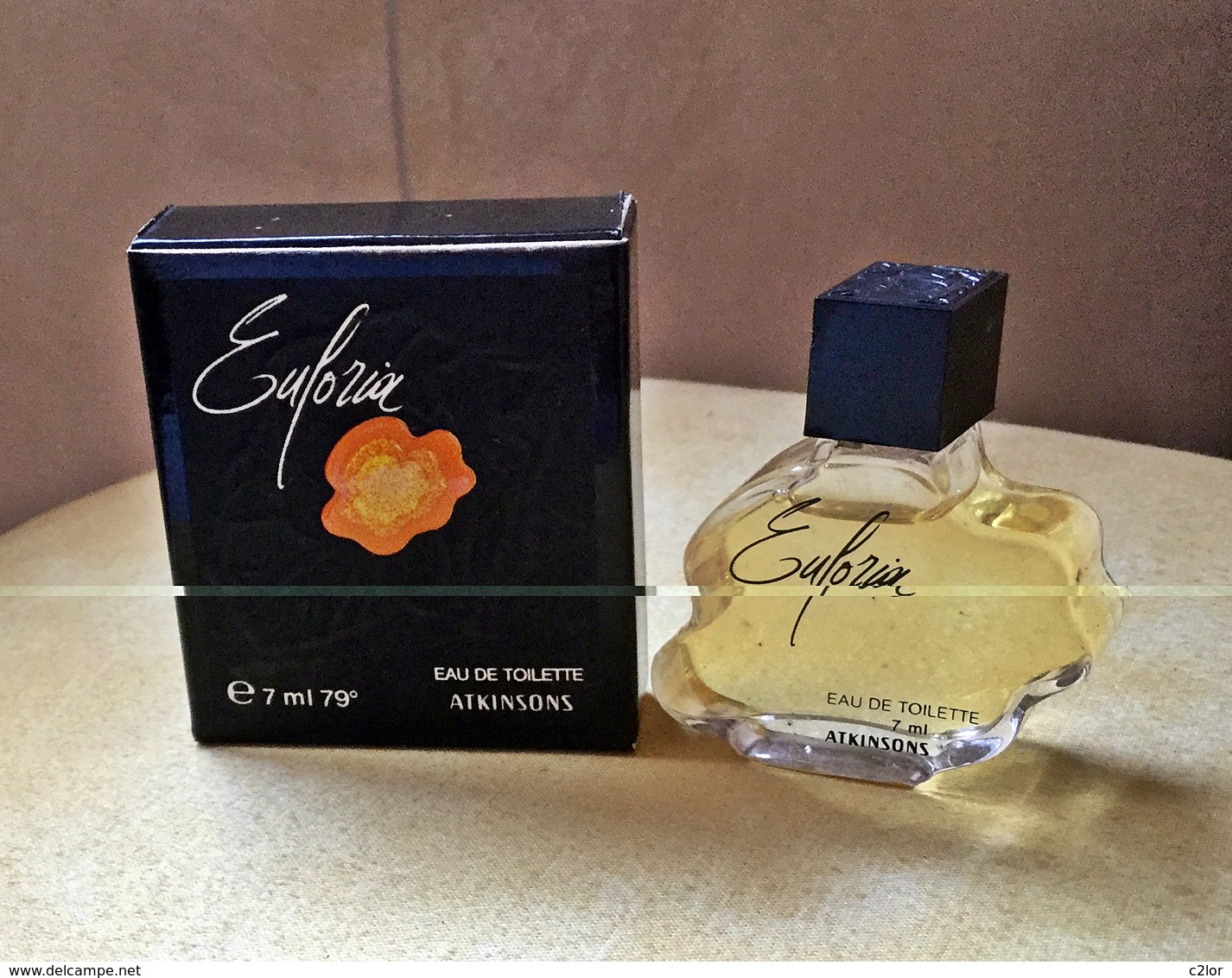 Miniature "EUFORIA " De ATKINSONS  Eau De Toilette   7 Ml Dans Sa Boite (M076) - Miniatures Femmes (avec Boite)